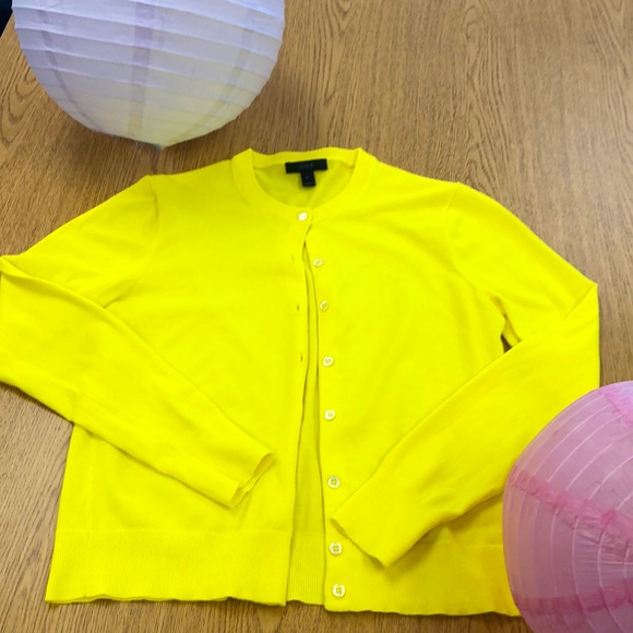 Bright Yellow Cardigan Sweater | Poshmark